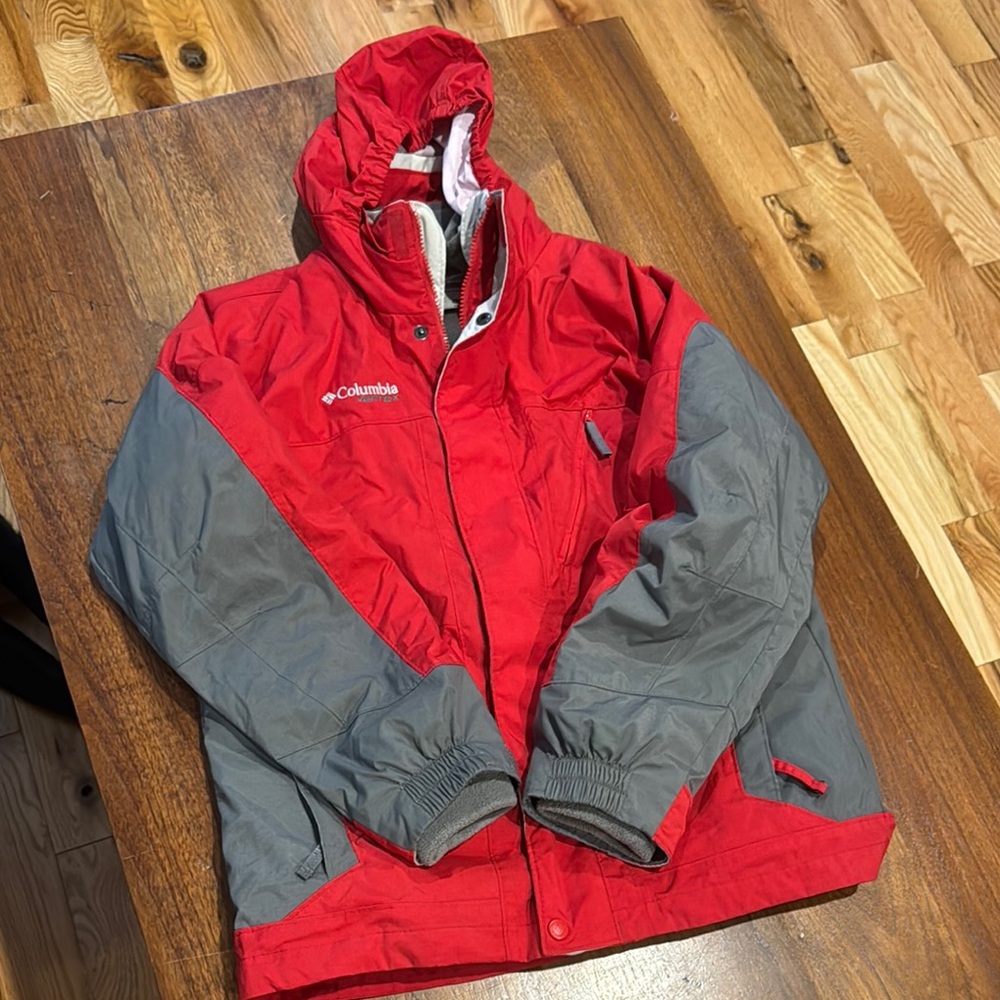 Columbia Vibrant Red and Gray Outdoor Jacket